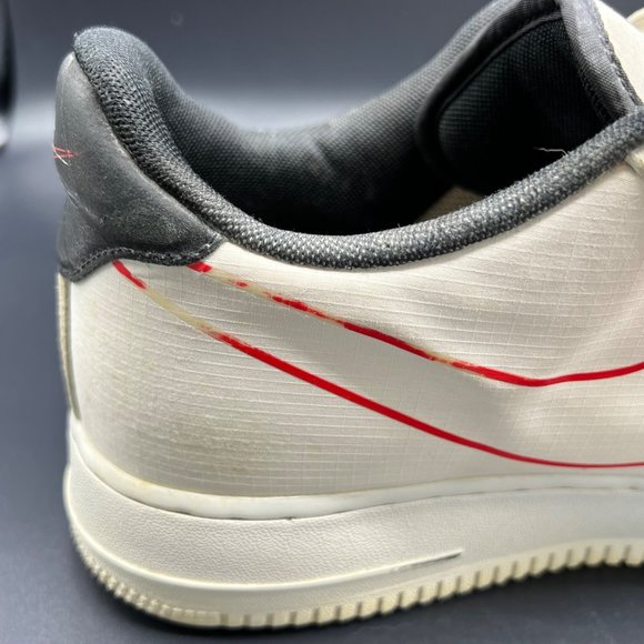 Nike Air Force 1 Low Script Swoosh Sneakers Men's Size 11.5 - Picture 7 of 13